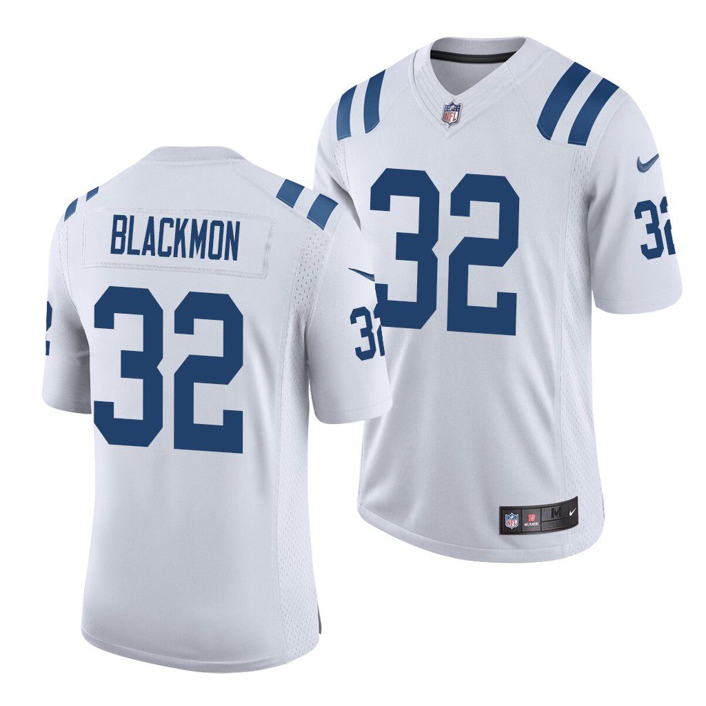 Men Indianapolis Colts 32 Julian Blackmon Nike White Limited NFL Jersey